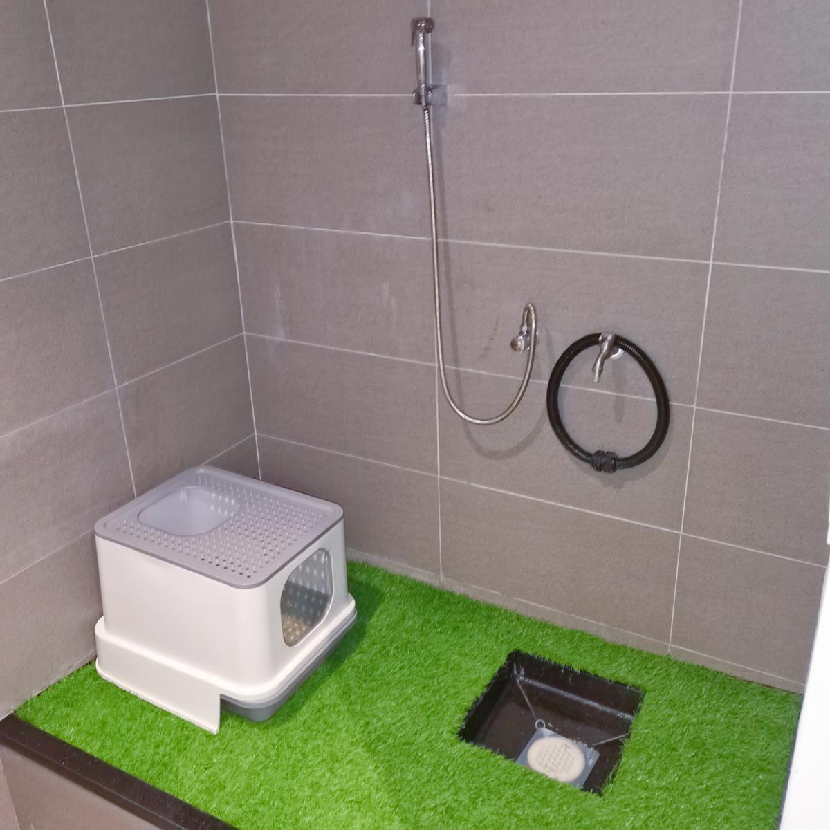 Potty for pets tested at Guangzhou airport