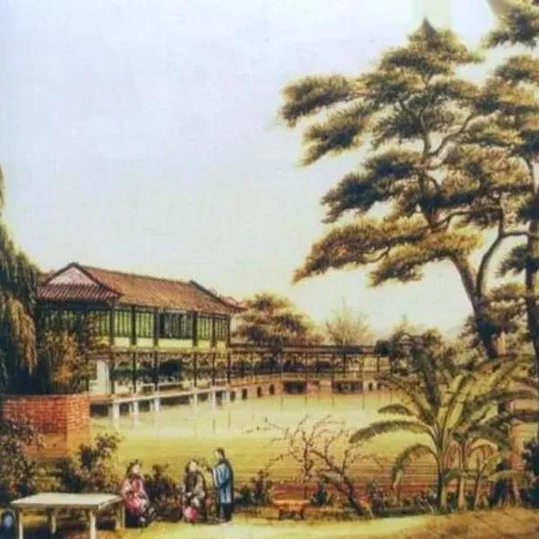 The streets in Guangzhou's Xiguan
