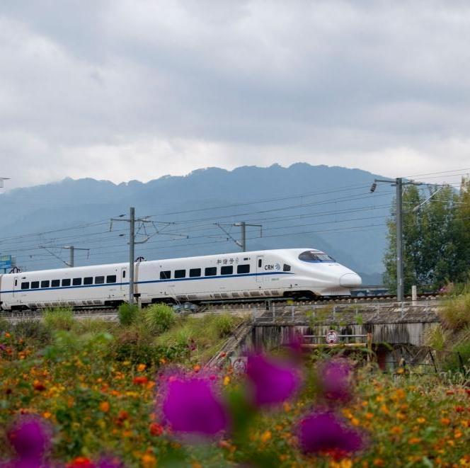In Pics: Guiyang-Guangzhou high-speed railway raises maximum speed to 300 km/h