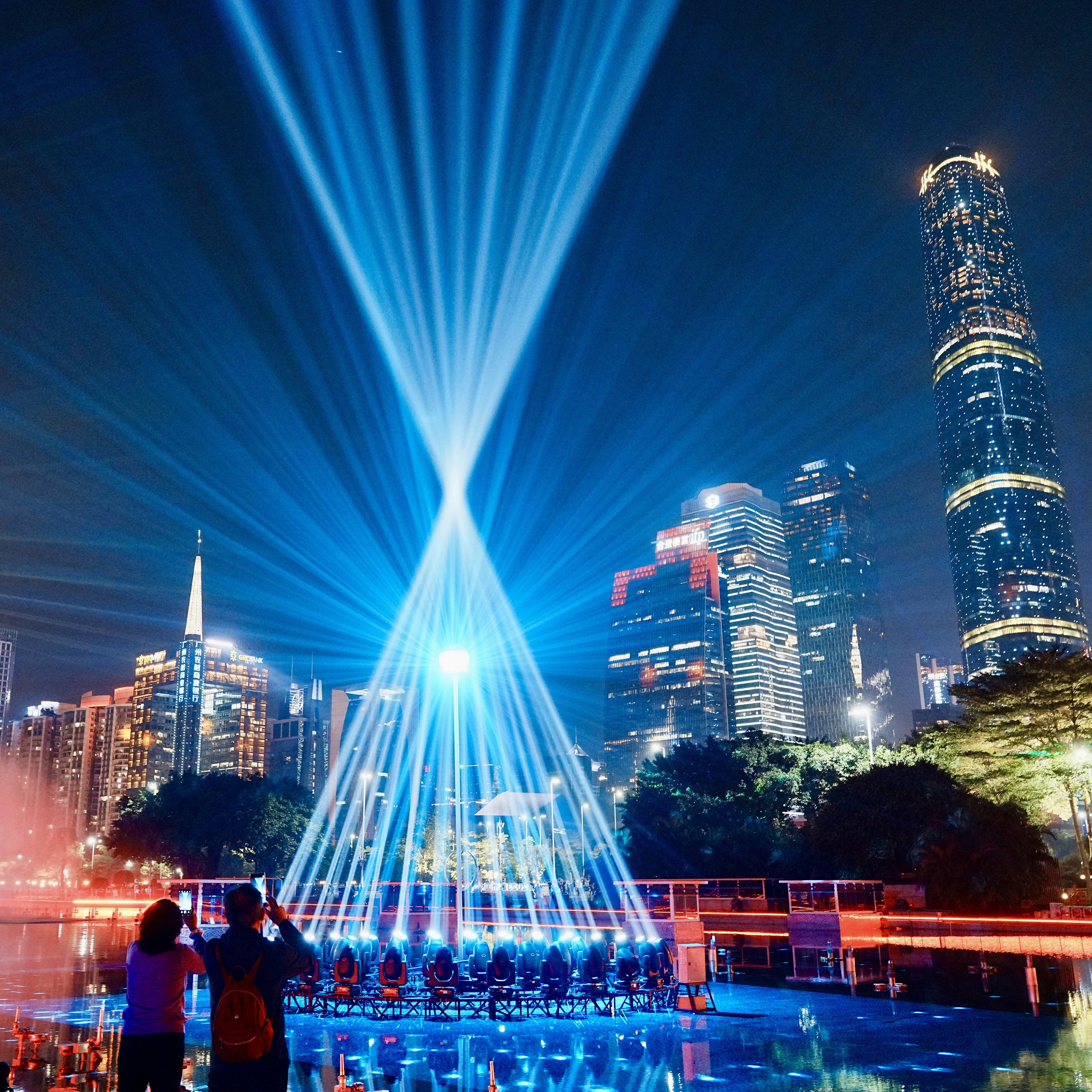 Guangzhou international light festival opens