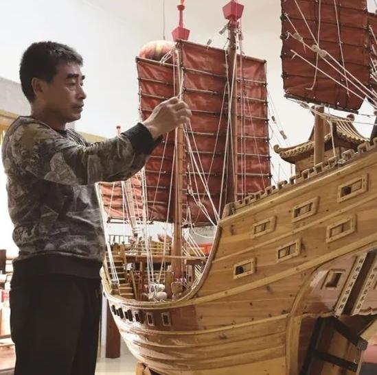 Craftsmen dedicated to inheriting ancient shipbuilding culture in SE China's Fujian