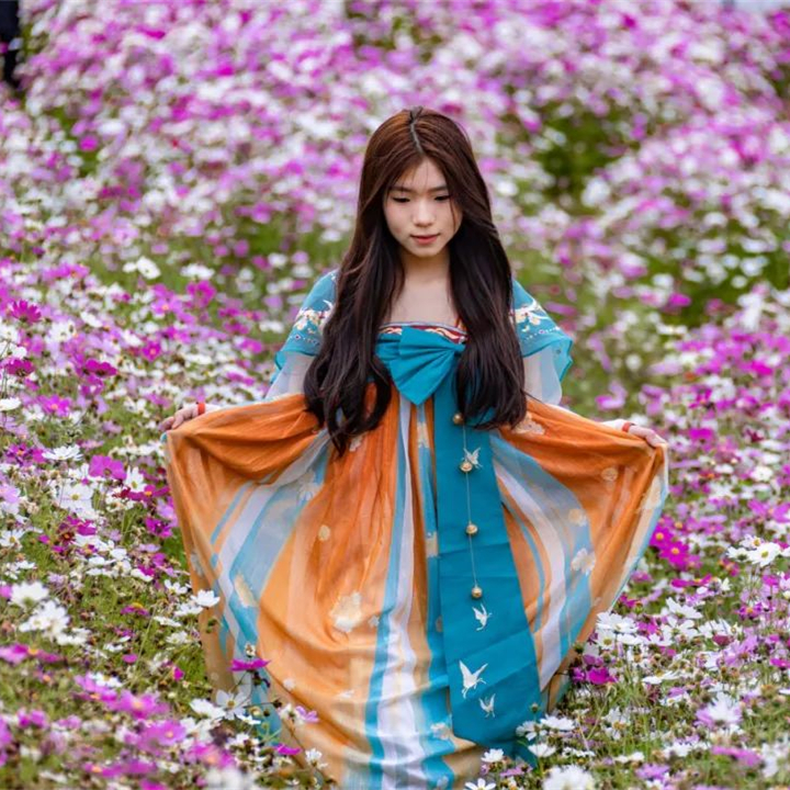 Enjoy sea of flowers in Baiyunhu Park