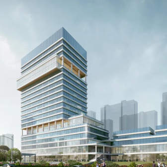 New smart park on Baiyun Avenue nears completion