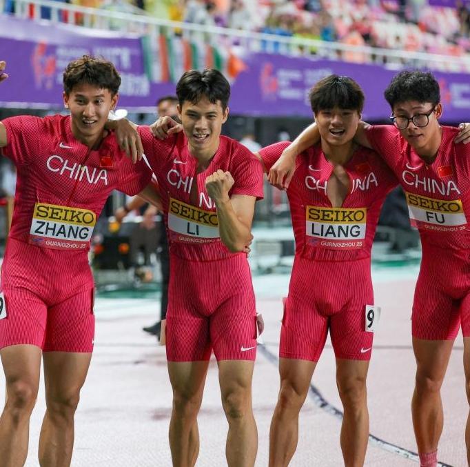 Chinese men's 4x400m team breaks national record at 2025 World Athletics Relays