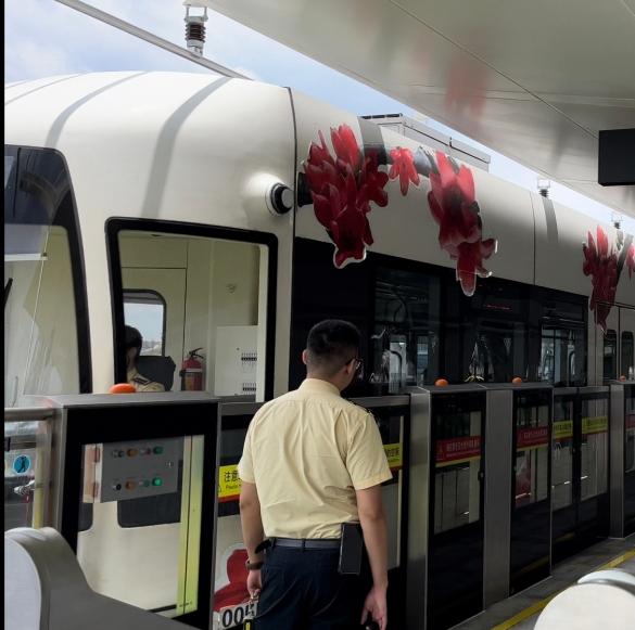 New Canton Tower Station on Haizhu Tram Line 1 officially opens on July 1